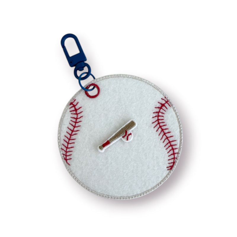 Baseball Charm Keychain
