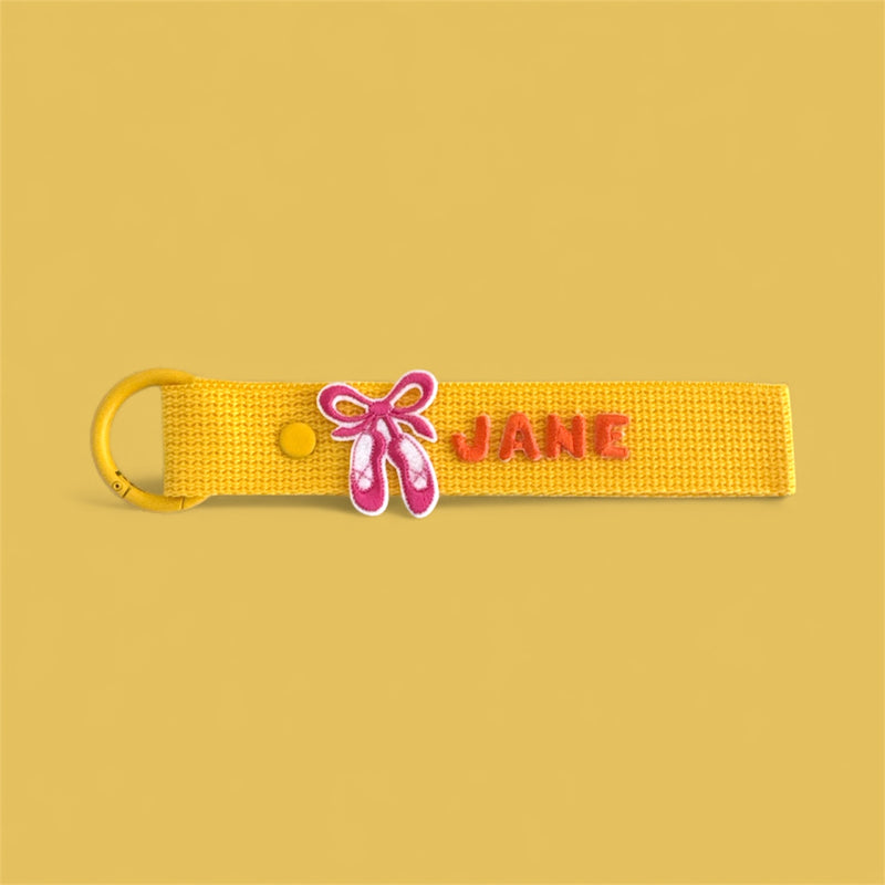 Arts&Instrument Patch Personalized Name Keychain
