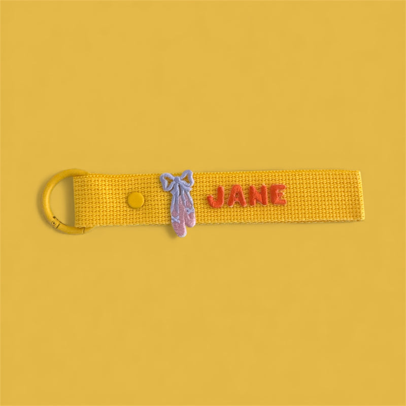 Arts&Instrument Patch Personalized Name Keychain