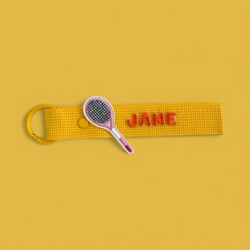 Sports Patch (Zone 2) Personalized Name Keychain