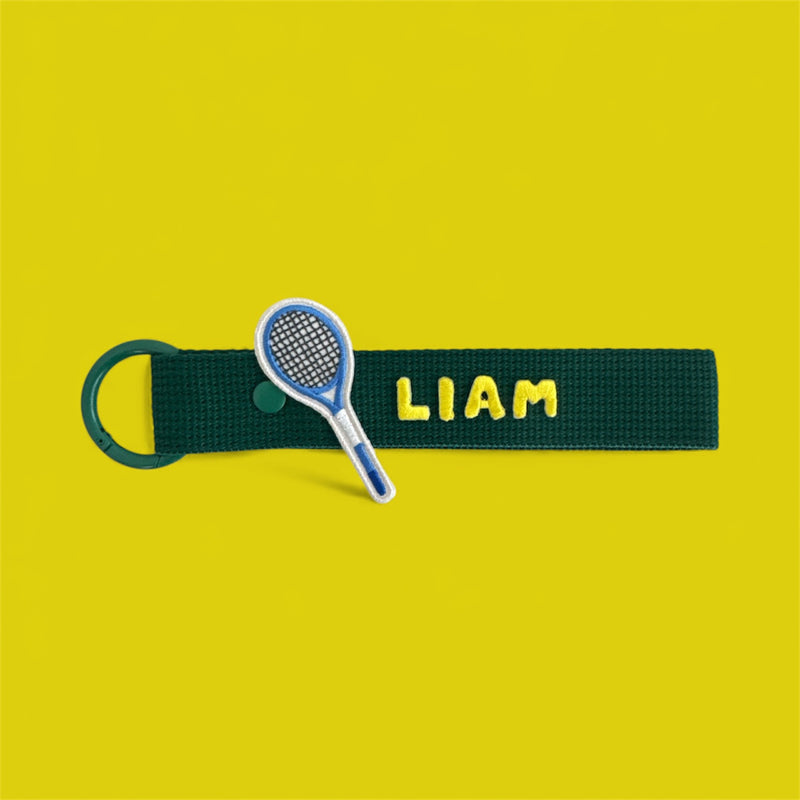 Sports Patch (Zone 2) Personalized Name Keychain