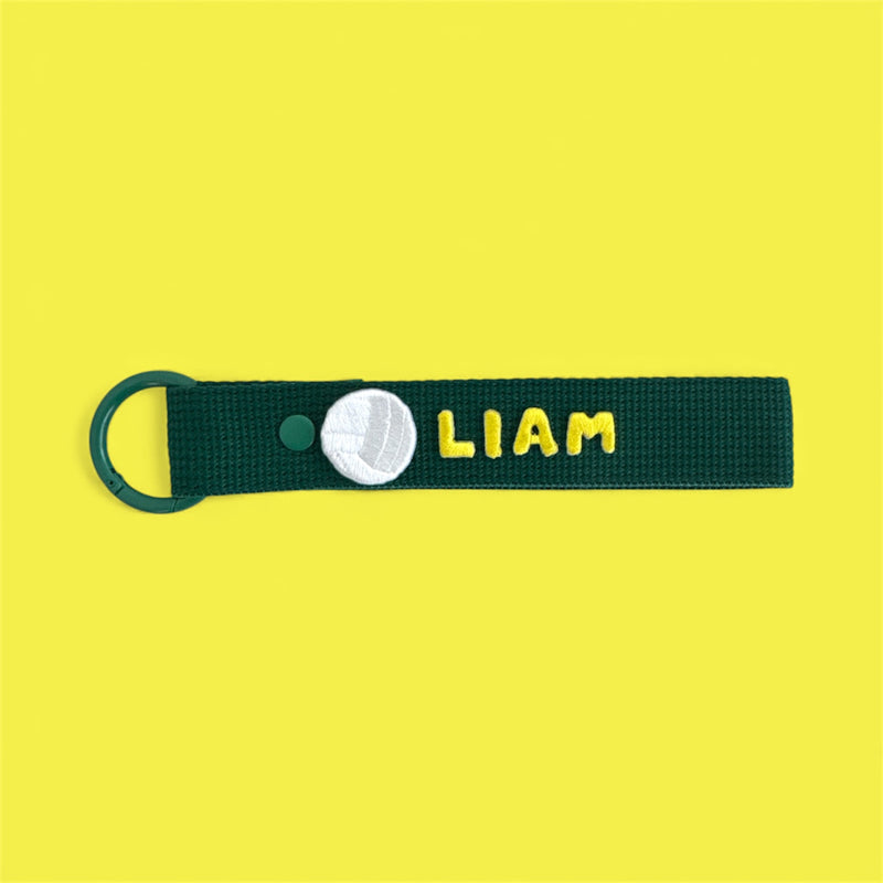 Sports Patch (Zone 2) Personalized Name Keychain