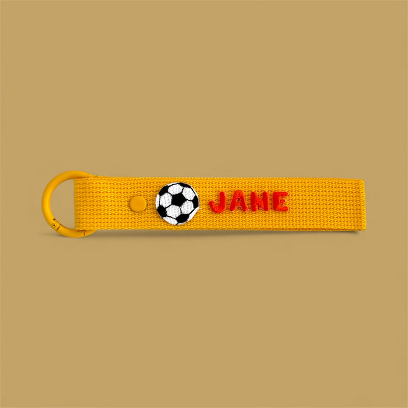 Sports Patch (Zone 2) Personalized Name Keychain