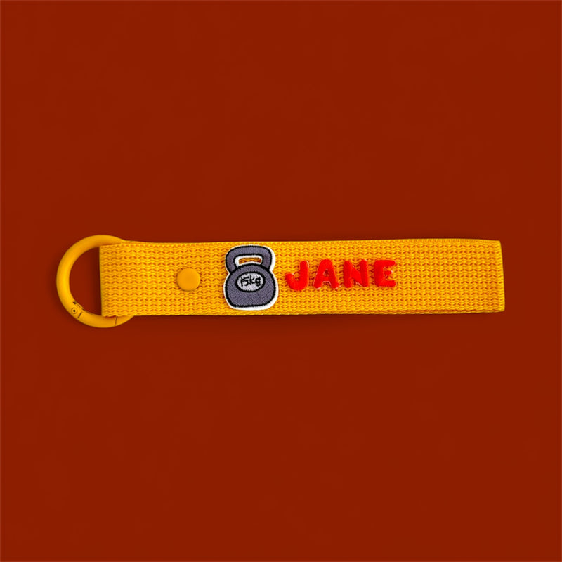 Sports Patch (Zone 2) Personalized Name Keychain