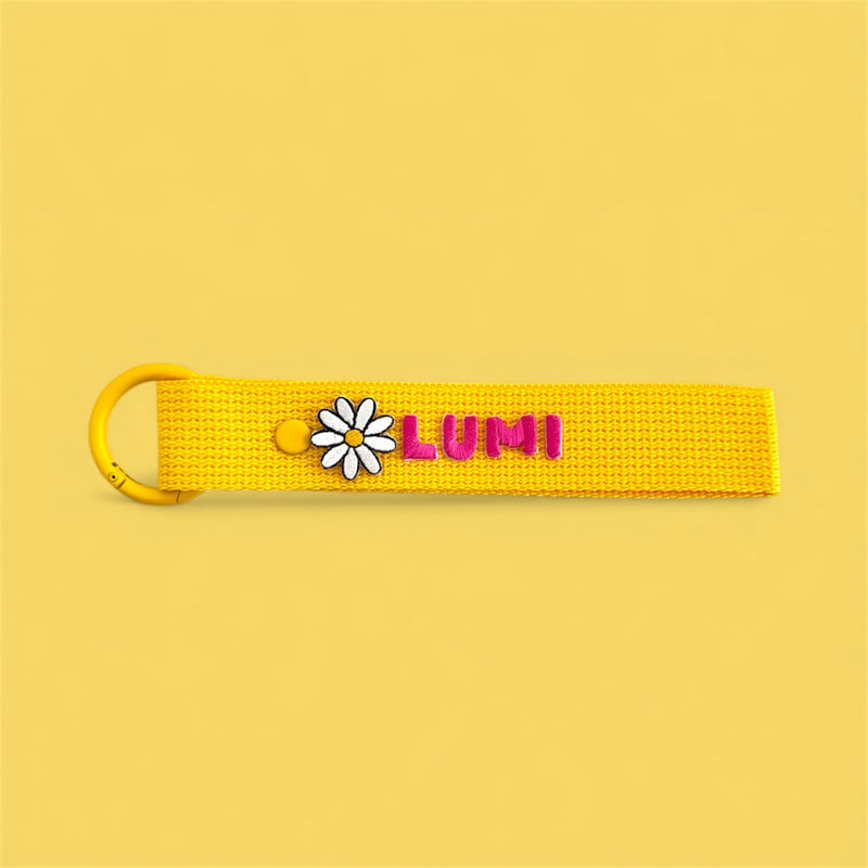 Flower Patch Personalized Name Keychain