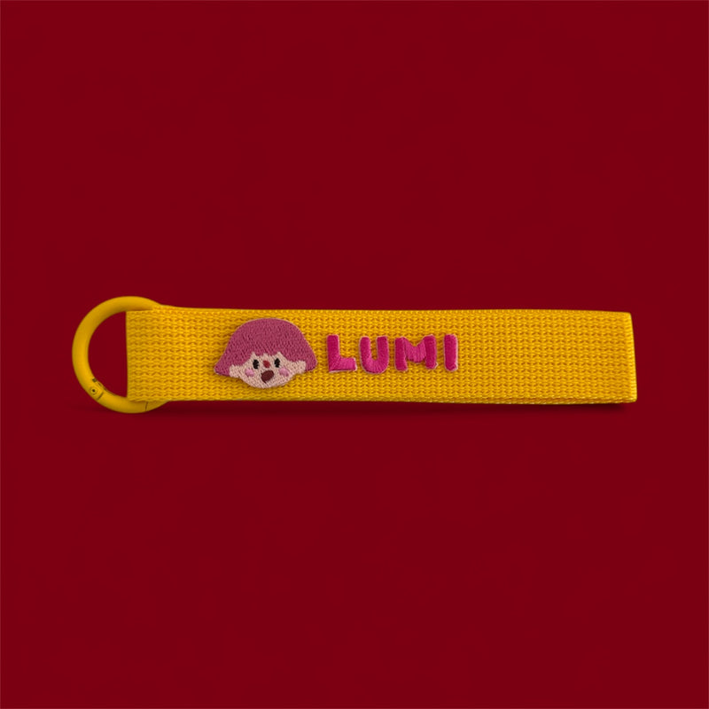Boy/Girl Patch Personalized Name Keychain