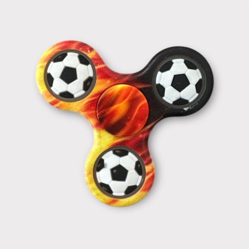 Fidget Spinner - Soccer with fire