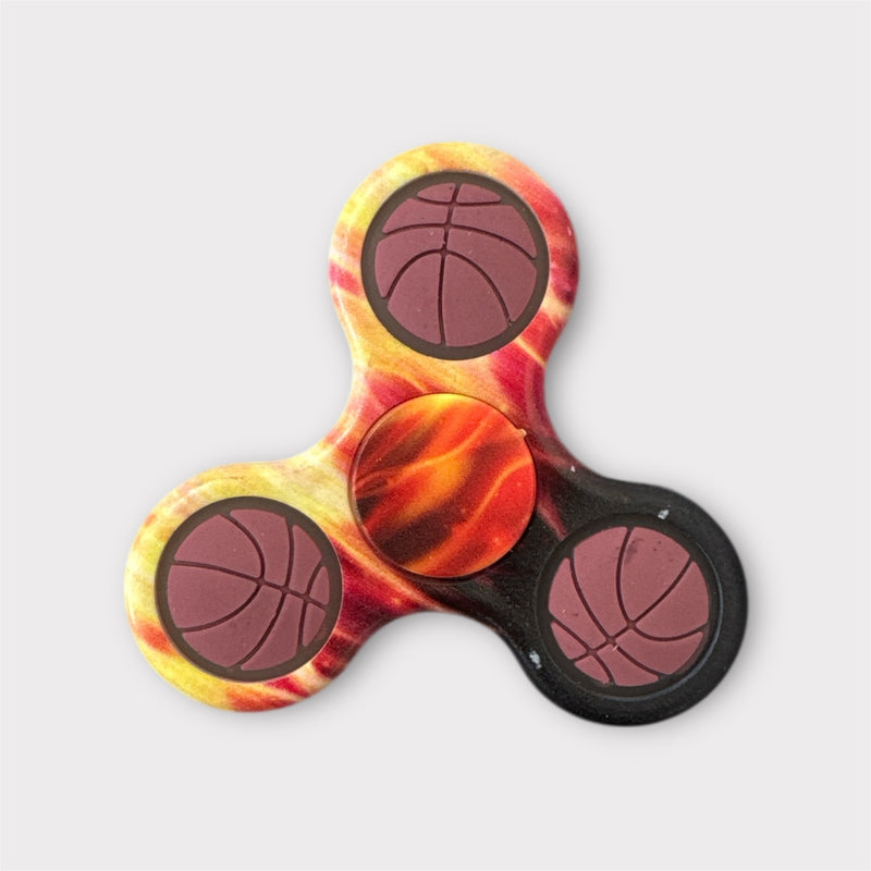 Fidget Spinner - Basketball with fire