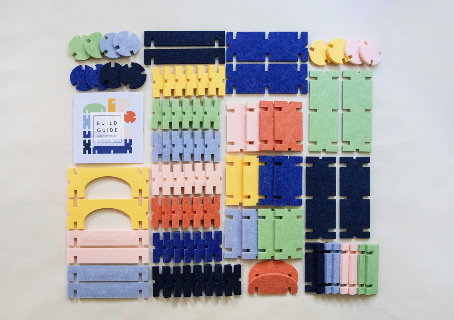 Felt Blocks- 92 Architecture Set