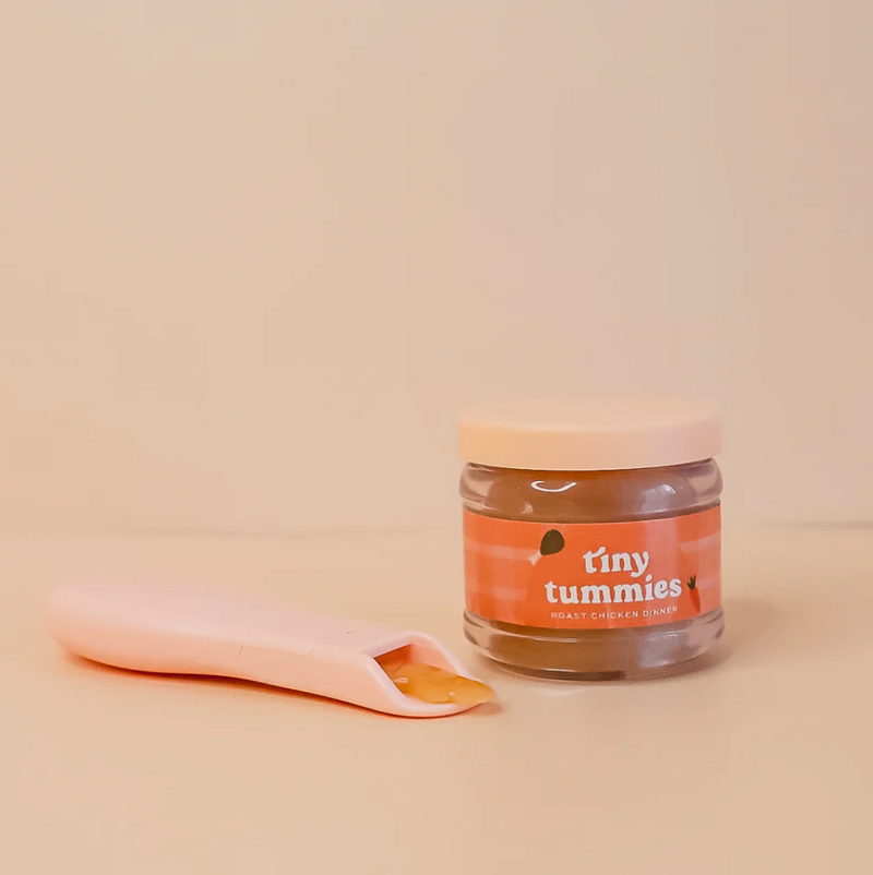 Roast Chicken Dinner Food Jar and Spoon