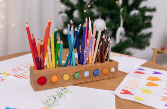 (Pre-Order) Montessori Coloured Pencil Holder