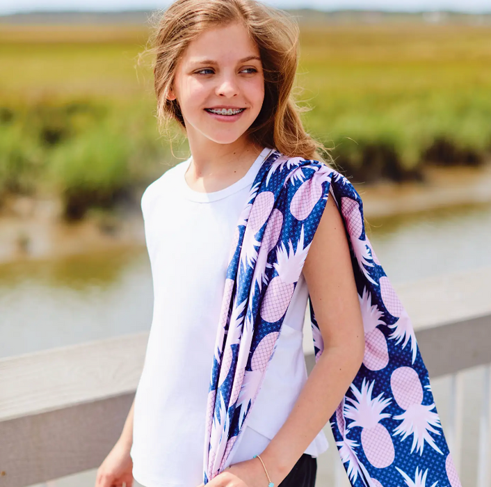 FULL UPF50 Sunscreen Towel (Pink Pineapple)