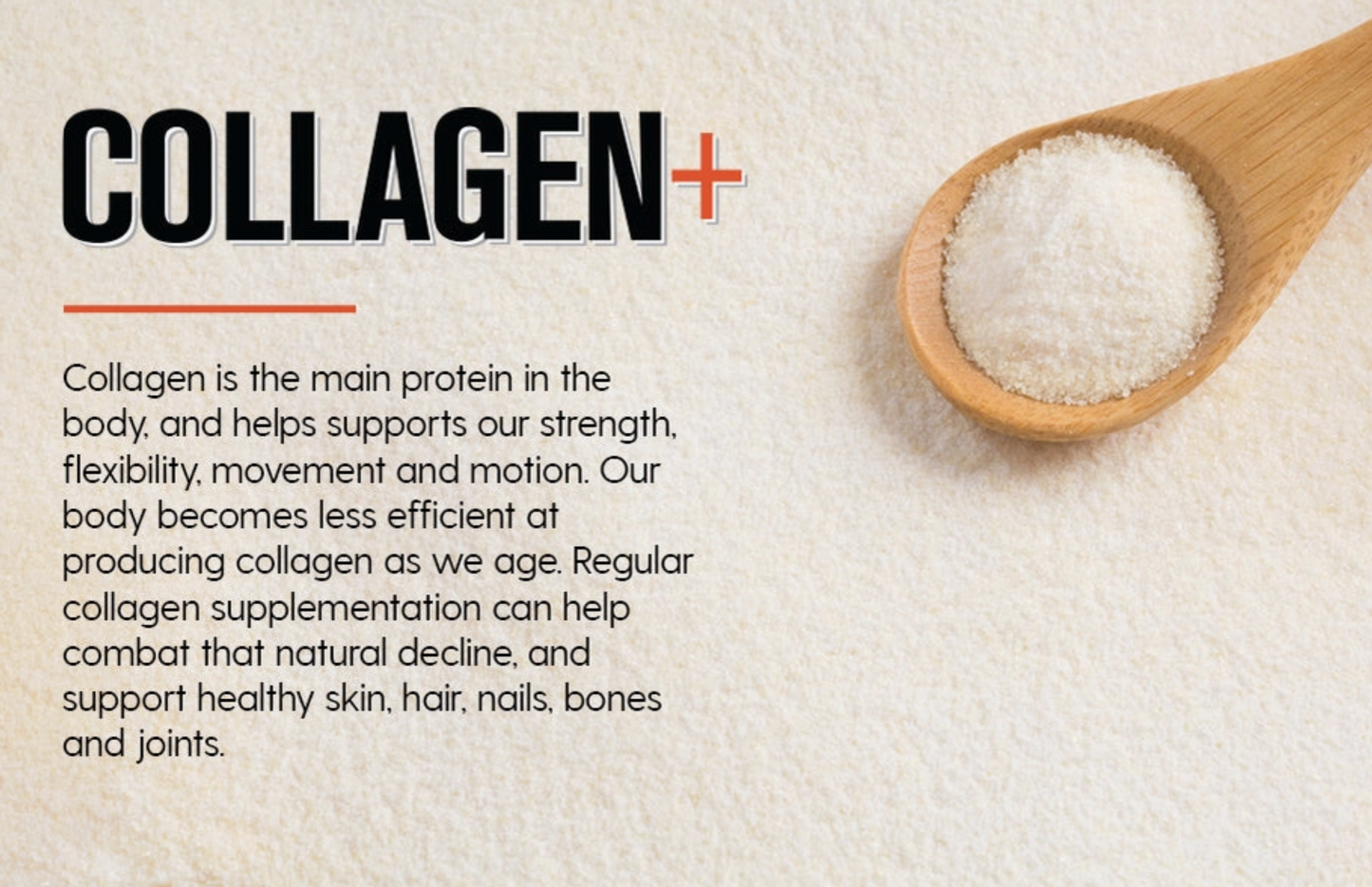 Collagen+ with Hydrolyzed Collagen Powder - Biotin - Hyaluronic Acid & Vitamin C