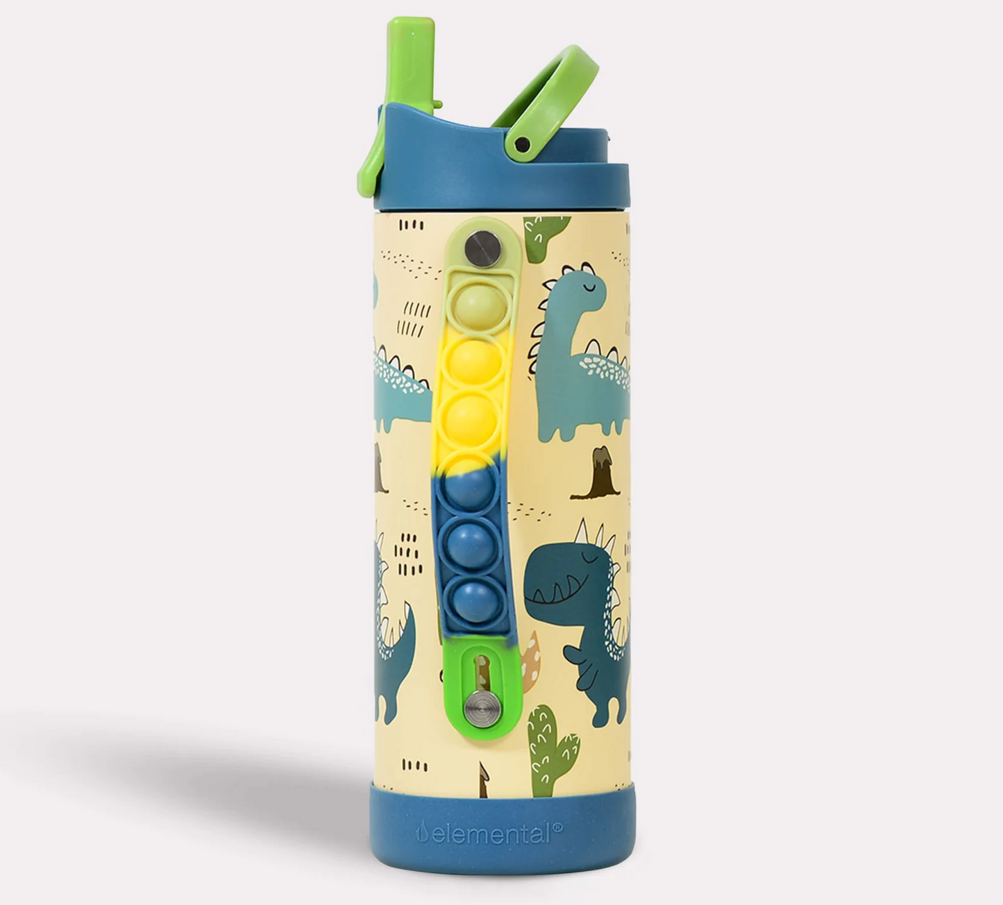 Iconic 14oz Pop Fidget Bottle - Dinosaur