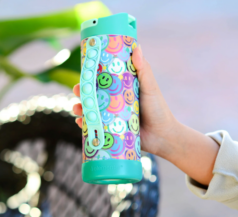 Iconic 14oz Pop Fidget Bottle - Smile