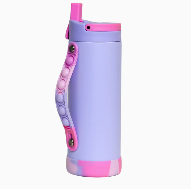 Iconic 14oz Pop Fidget Bottle - Lilac Tie Dye