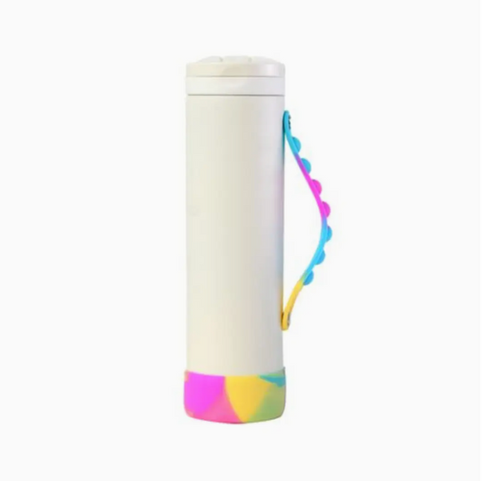 20oz Iconic Pop Bottle - White Tie Dye