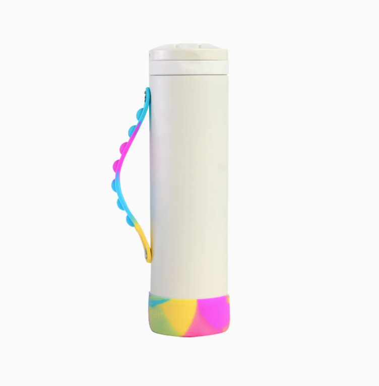 20oz Iconic Pop Bottle - White Tie Dye