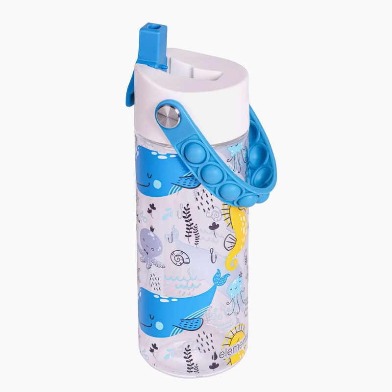 18oz Splash Pop Bottle -Ocean Friends