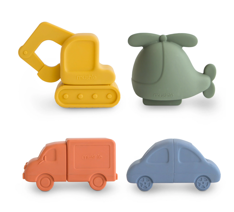 Vehicles Mold Free Bath Play Set - 4 Pack