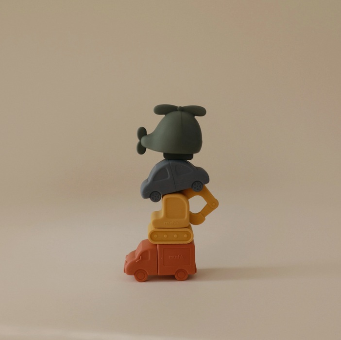 Vehicles Mold Free Bath Play Set - 4 Pack