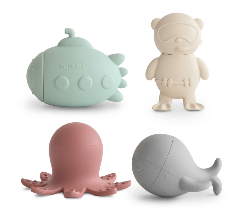 Sealife Mold Free Bath Play Set - 4 Pack