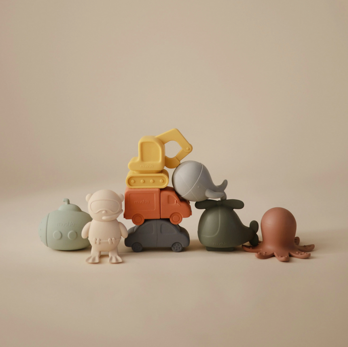 Sealife Mold Free Bath Play Set - 4 Pack