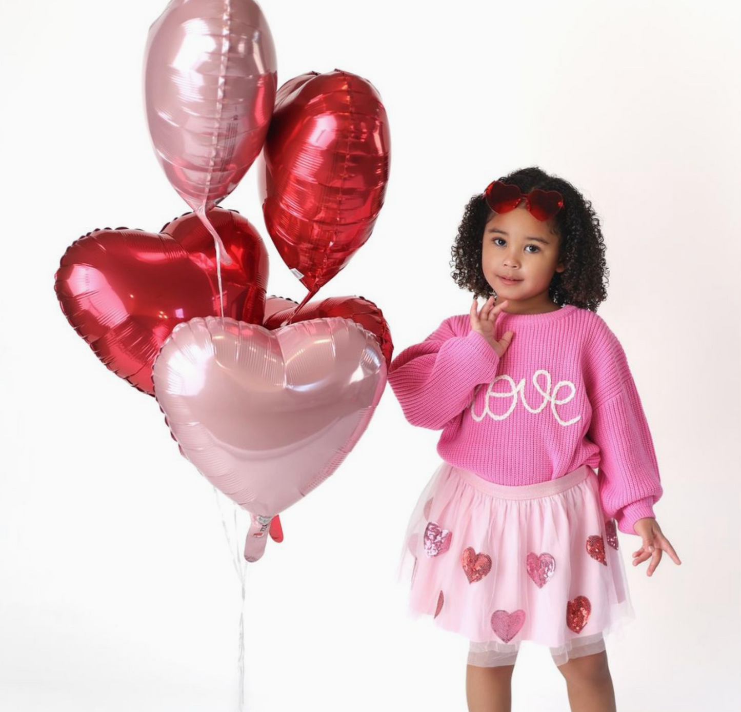 Sequin Heart Valentine's Day Tutu