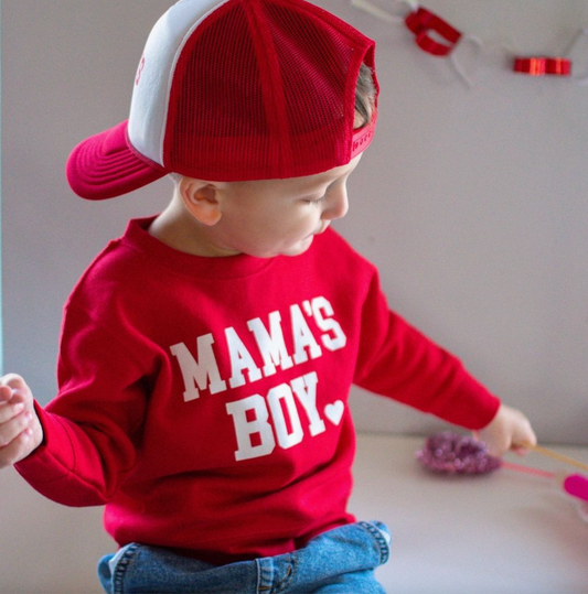 Mama's Boy Patch Sweatshirt