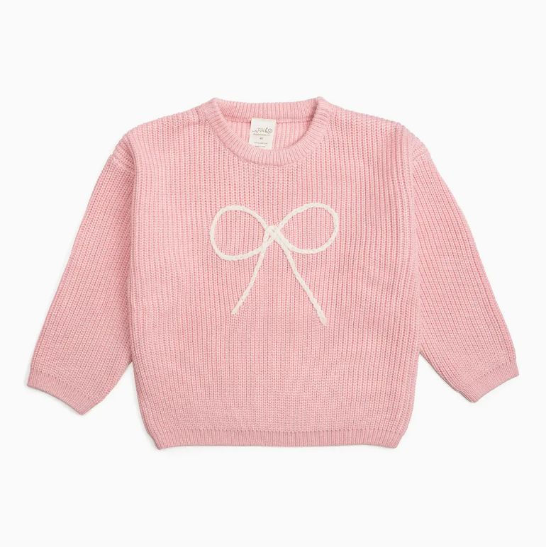Bow Yarn Knit Sweater