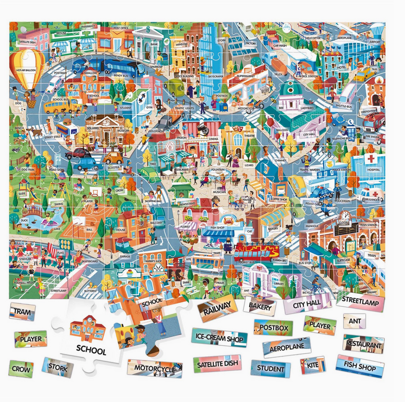 Easy English 100 Words City