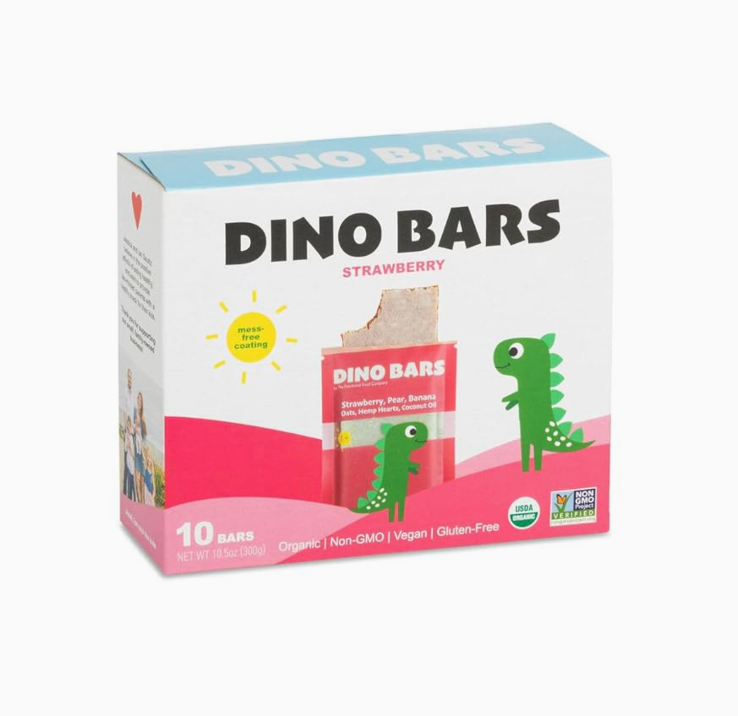 DINO BARS Strawberry Bar | 10 packs