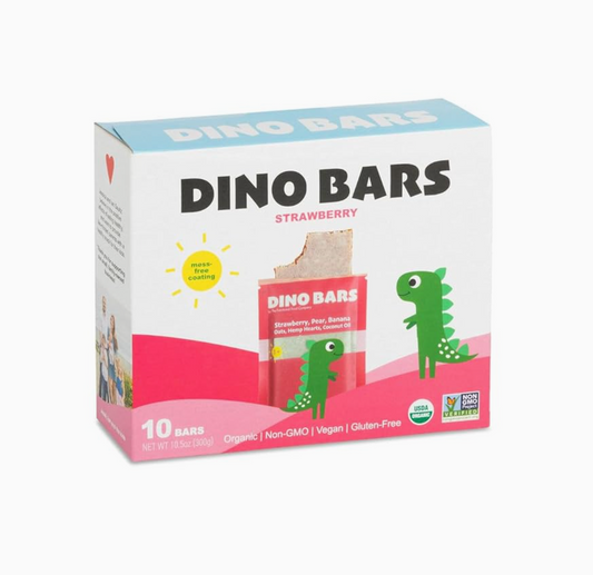 DINO BARS Strawberry Bar | 10 packs