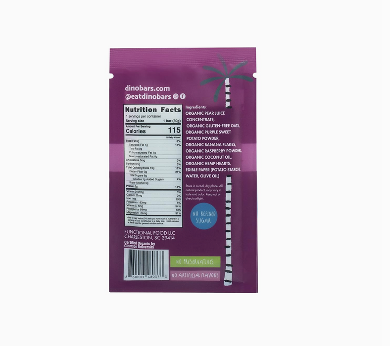 DINO BARS Sweet Potatoe Bar | 10 packs