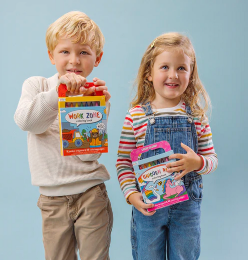 Ooly Work Zone Coloring Book