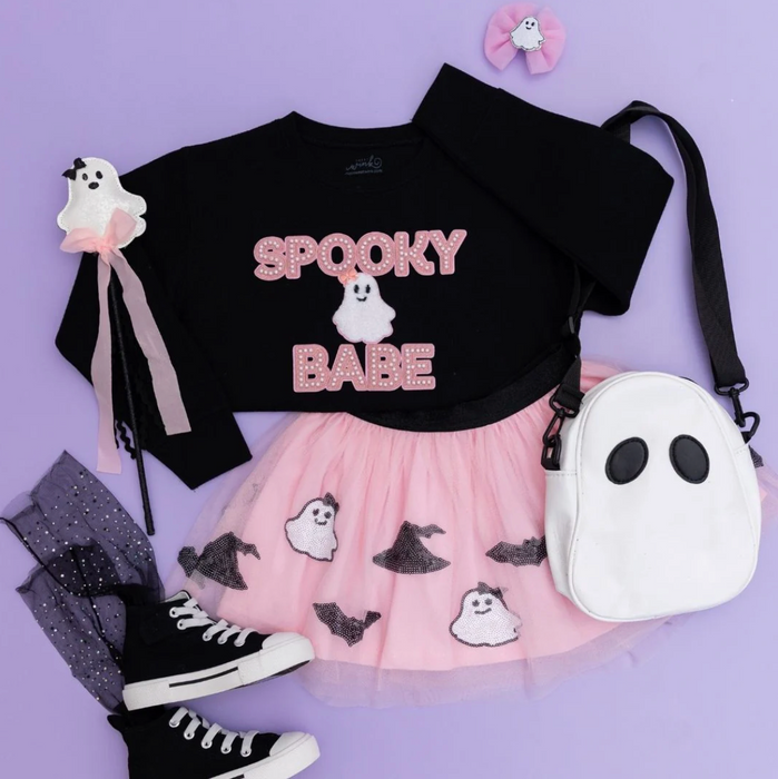 Spooky Babe Sequin Halloween Tutu