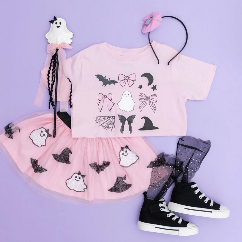 Spooky Babe Sequin Halloween Tutu