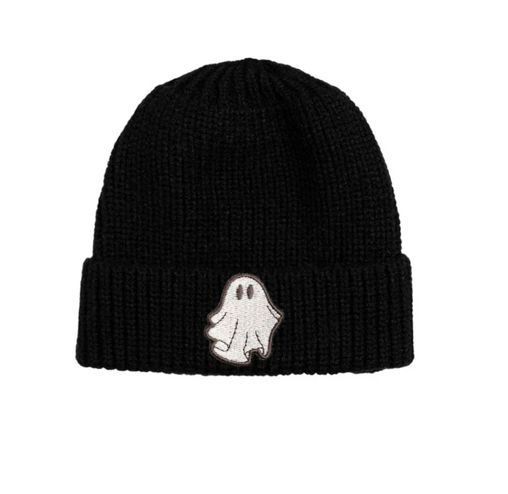 Ghost Patch Halloween Beanie