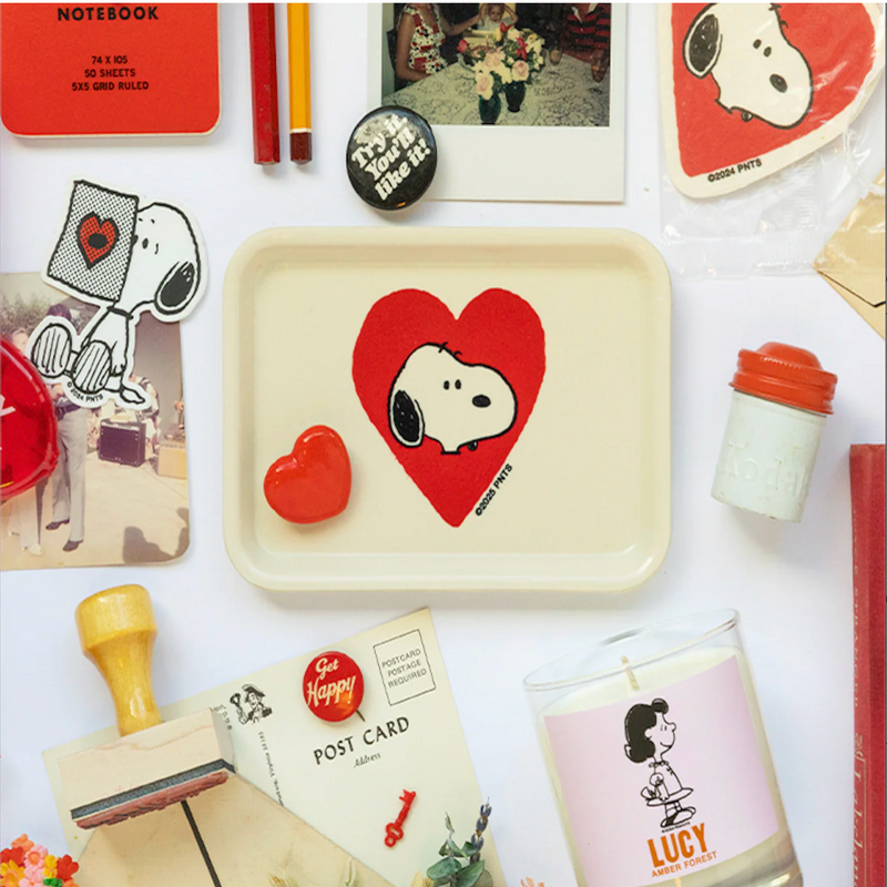 Snoopy Heart Vintage-Style Tray