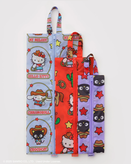 3D Zip Set - Hello Kitty & Friends Western