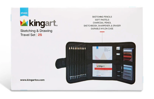 Sketching & Drawing Travel Set, 25 pc
