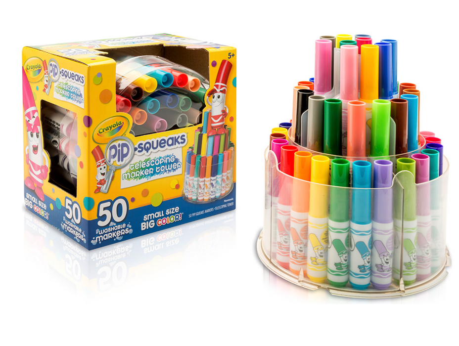 Pip-Squeaks Telescoping Marker Tower 50ct