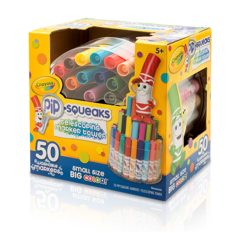 Pip-Squeaks Telescoping Marker Tower 50ct