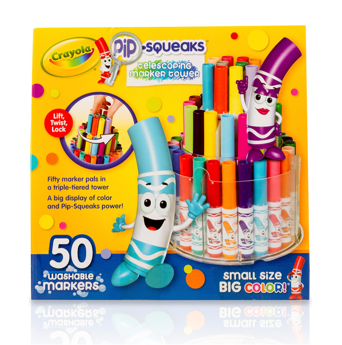 Pip-Squeaks Telescoping Marker Tower 50ct