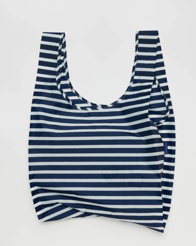 Big Baggu - Navy Stripe