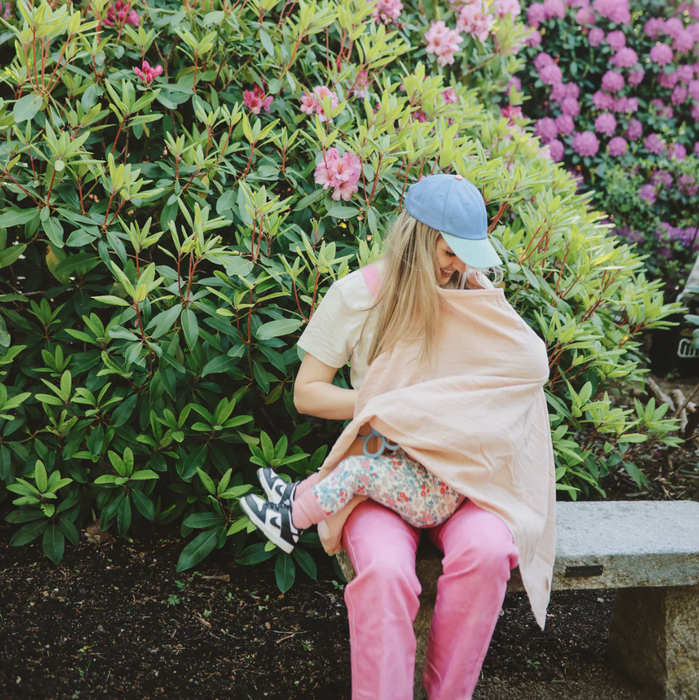 Muslin Nursing Cover - Fog