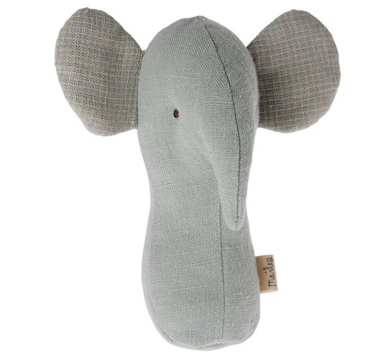 Lullaby Friends, Elephant Rattle - Light Dusty Blue