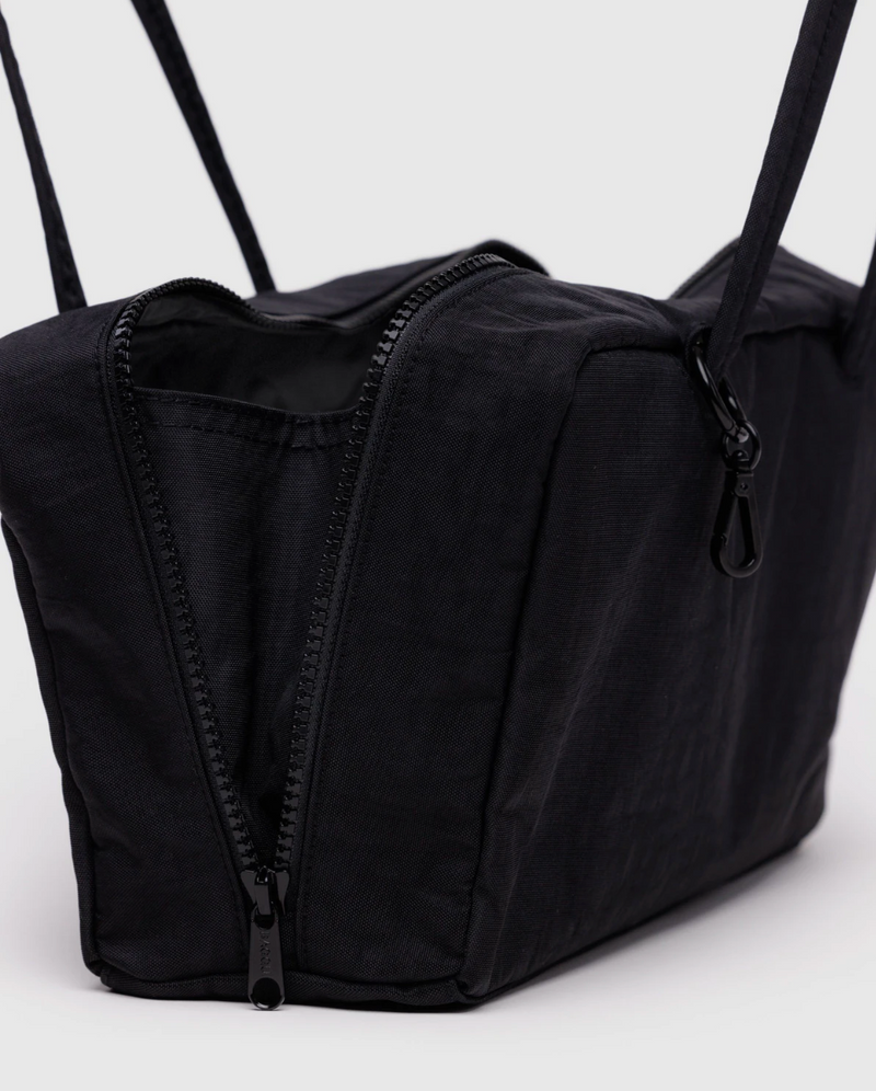 Nylon Bowler Bag - Black