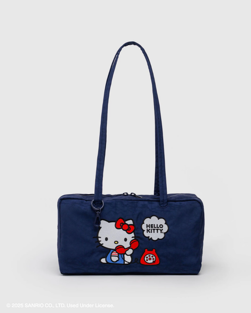 Nylon Bowler Bag - Embroidered Hello Kitty Phone