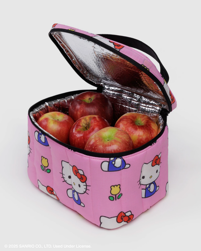 Puffy Lunch Bag - Hello Kitty Pink
